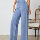 Tall Jeans unicolor bajo crudo