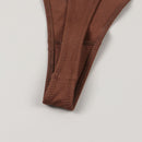 Tanga sexy para mujer, suave y comoda con impresion de letras finas, ideal para uso diario