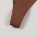 Tanga sexy para mujer, suave y comoda con impresion de letras finas, ideal para uso diario