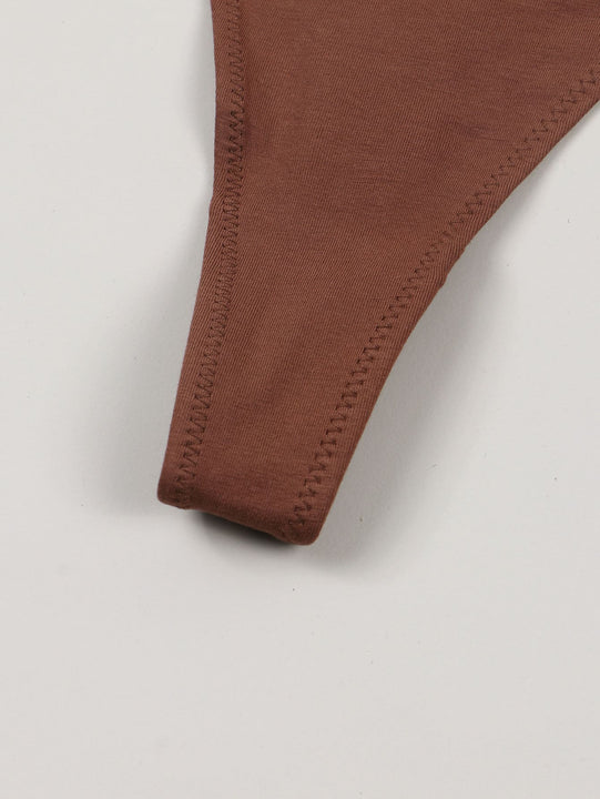 Tanga sexy para mujer, suave y comoda con impresion de letras finas, ideal para uso diario