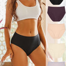 Finetoo set de 5 calzoncillos de mujer de unicolor, comodos y sin costuras