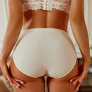 Finetoo set de 5 calzoncillos de mujer de unicolor, comodos y sin costuras