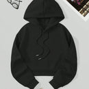 Essnce sudadera con capucha corta para mujer