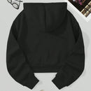 Essnce sudadera con capucha corta para mujer