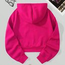 Essnce sudadera con capucha corta para mujer