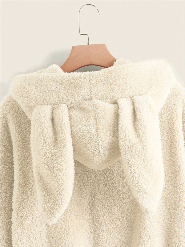 Ezwear capucha teddy con diseno de oreja 3d