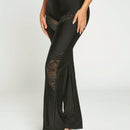 Pantalones De Encaje De Contraste, Atuendo De Nochevieja, Atuendo De Fiesta, Atuendo Sexy, Trajes Sexis Para Club