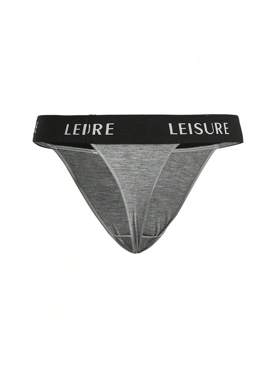 Leisure Tanga con estampado de letra