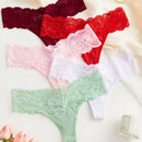 Underwear&sleepwear basics 5 paquetes de lenceria de encaje con contrastes y bragas