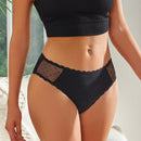 Finetoo calzoncillos menstruales con encaje de lunares y proteccion para la cintura