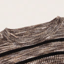 EZwear Jersey de space dye de hombros caidos super crop sin top de tirantes