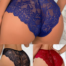 3 Piezas De Bragas Sexys De Encaje Para Mujer