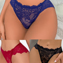 3 Piezas De Bragas Sexys De Encaje Para Mujer