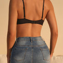 Lenceria Bra Con Detalles De Pedreria Y Soporte De Aro