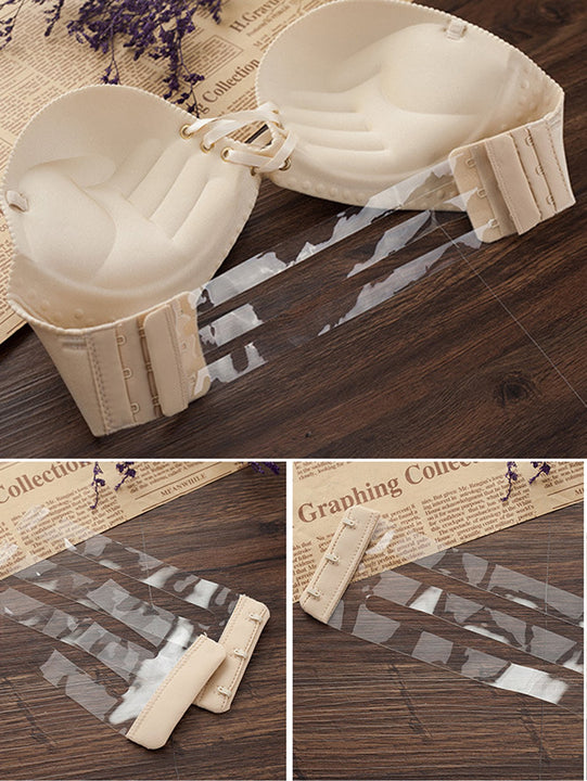 1 Pieza Banda De Lenceria De Tirantes De Red Elastica Para Mujeres, Accesorio De Hebilla De Brasier Cruzado Con Doble Gancho Para Correa De Brasier