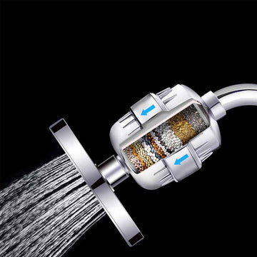 1pc Filtro de Ducha, Filtro de Agua, Filtro de Agua de Baño, Resistente al Óxido, Resistente a Químicos, Cubierta Extraíble, Purificador de Agua de Ducha