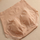 4 Unids/set Bragas Triangulares Sin Costuras De Cintura Alta De Colores Mezclados Con Control De Barriga Y Levantador De Gluteos