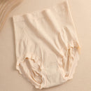 4 Unids/set Bragas Triangulares Sin Costuras De Cintura Alta De Colores Mezclados Con Control De Barriga Y Levantador De Gluteos