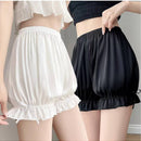 1 pantalon corto de seguridad para mujer con hem anti-rozaduras y no se enrolla, tela delgada para verano, color aleatorio