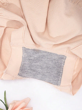 3 piezas Boyshorts unicolor con abertura