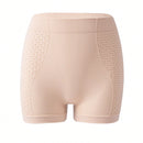 3 piezas Boyshorts unicolor con abertura