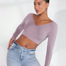 BASICS Jersey crop unicolor