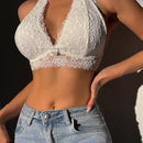 Bra Del Encaje Floral Del Cabestro Lenceria