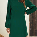 Essnce Vestido tunico unicolor de manga farol