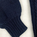 Moosta cardigan informal de manga de globo con nudo delantero de unicolor para otono/invierno