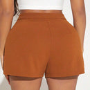 SXY Shorts doblado delantero unicolor