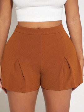 SXY Shorts doblado delantero unicolor
