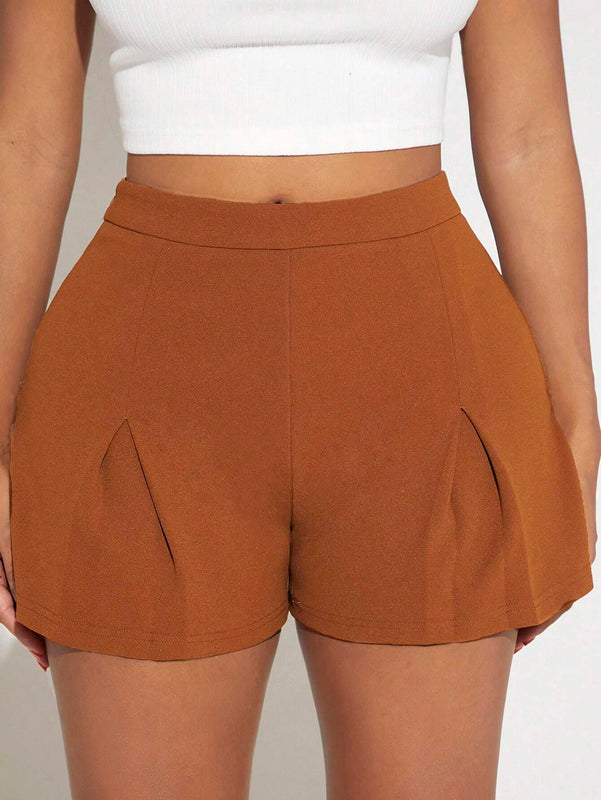 SXY Shorts doblado delantero unicolor