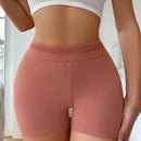Shorts de seguridad unicolor cintura cintura