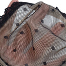 Sujetador Transparente De Malla De Encaje Para Mujer Sin Relleno
