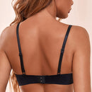 sexy brillante Sujetador push-up con con aro para pleno pechos , delgado con grueso mas bajo Taza , lado empuje , cintura Recortadora diseno de mujeres Lenceria