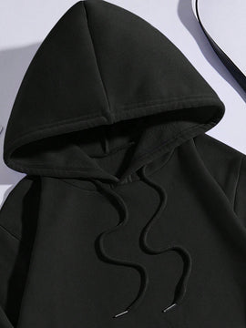 Ezwear sudadera con capucha termica con bolsillo canguro, cordon y grafico de lema "querida persona detras de mi, el mundo es un lugar mejor con usted en el. con mucho amor, la persona frente a usted"