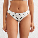 Leisure Tanga pantera con estampado cintura baja