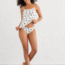 Leisure Tanga pantera con estampado cintura baja