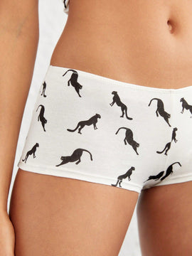 Leisure Boyshorts con estampado de animal