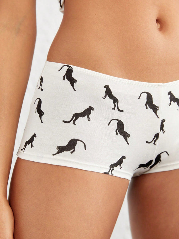 Leisure Boyshorts con estampado de animal