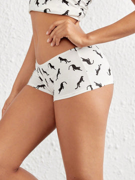 Leisure Boyshorts con estampado de animal