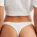 Leisure Tanga unicolor de talle bajo