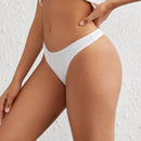 Leisure Tanga unicolor de talle bajo