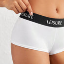 Leisure Boyshorts con estampado de letra