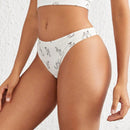 Leisure Tanga con estampado de leopardo cintura baja
