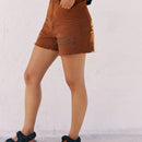 GAWX Shorts en mezclilla con estampado de letra