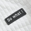 Ezwear capucha crop con slogan con parche con cordon delantero de hombros caidos