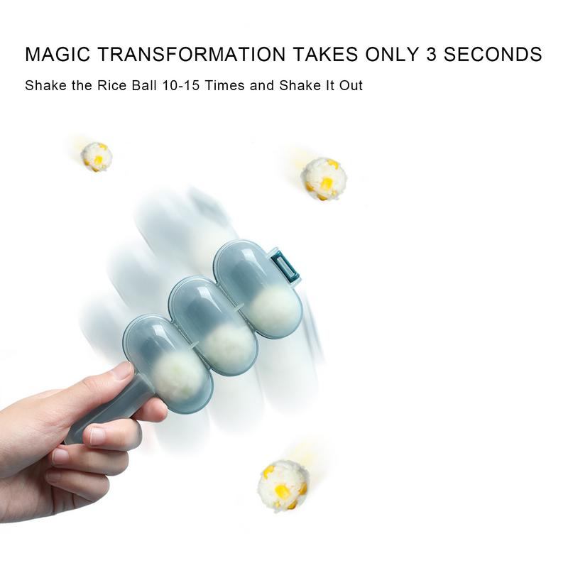 1 Pieza, Mezclador De Bolas De Arroz, Mezcladores De Bolas De Arroz, Ideal Para Bricolaje, Molde Para Hacer Almuerzos, Molde Para Onigiri, Moldes Creativos Para Bolas De Arroz, Molde Para Hacer Sushi, Herramientas De Cocina, Accesorios De Cocina Para Fie