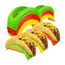 Juego de 3, 6, 12 o 18 soportes para tortillas mexicanas, rack para rollos de maíz, soporte para tacos, portatortillas