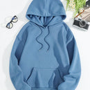 Ezwear sudadera con capucha con cordon, forro termico, diseno grafico de eslogan: "la vida del cielo estrellado puede tener siempre arrepentimiento, pero el futuro todavia es bueno"